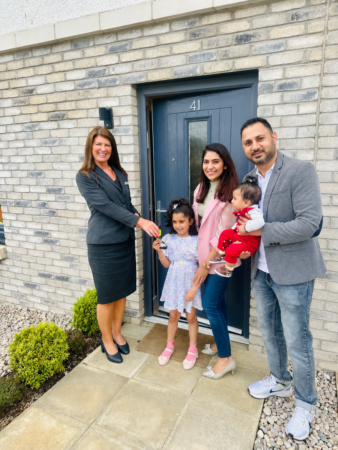 Happy Buyers at West Craigs Green