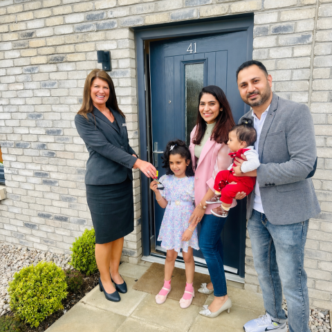 Happy Buyers at West Craigs Green