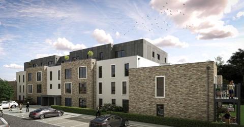 CGI of Block 1 at The Avenue