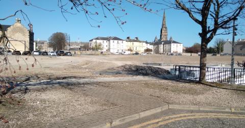 Former Kirkcaldy Shopping Centre site