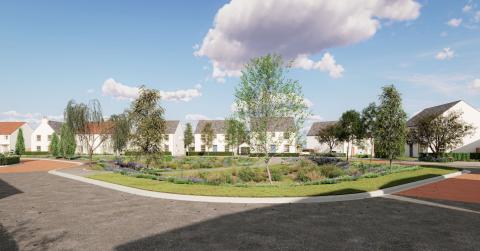 CGI of Neukhaven Green Development 
